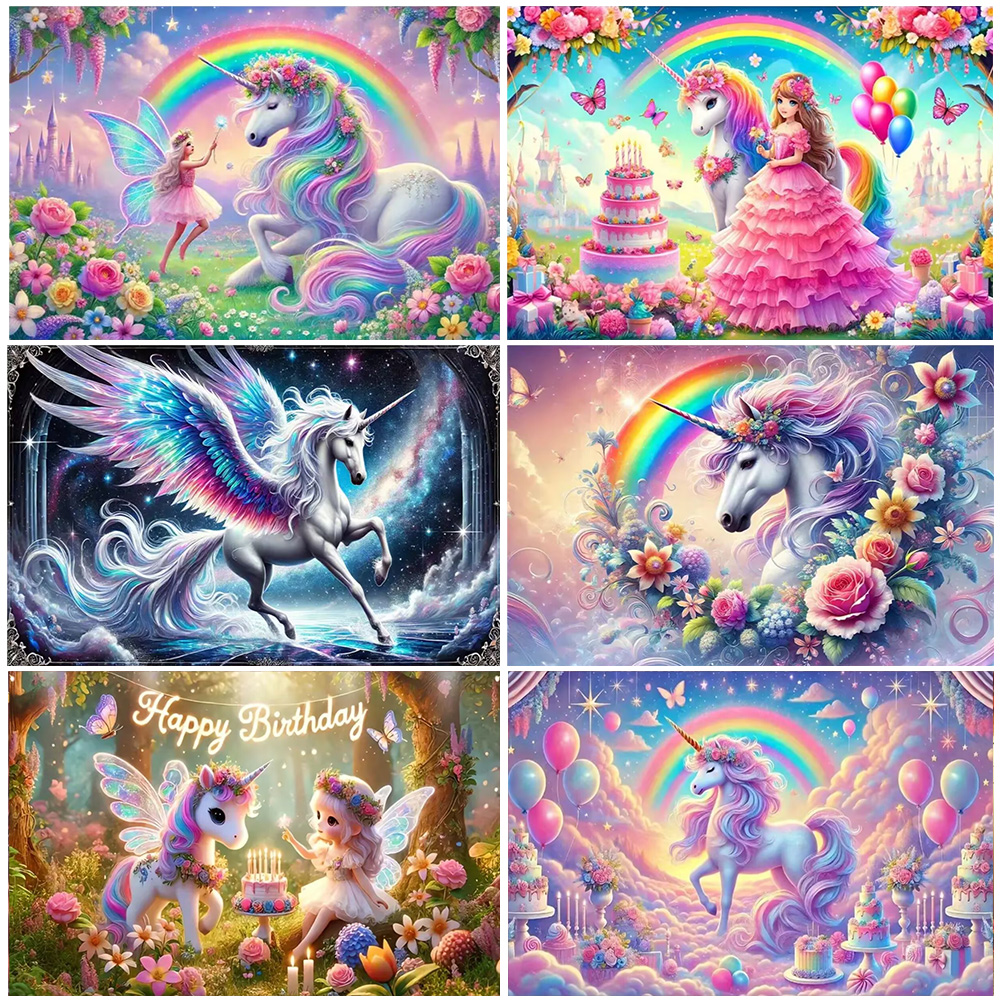 Model Kit Horse - Pink 3D Magical Unicorn and Fairy