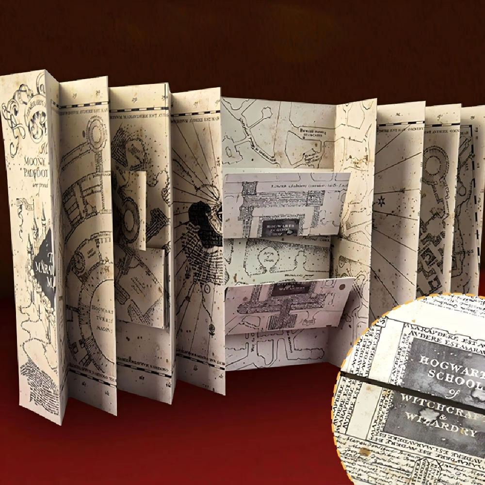 Model Kit Harry Potter - Harry Potter Genuine Marauder's Map Foldable