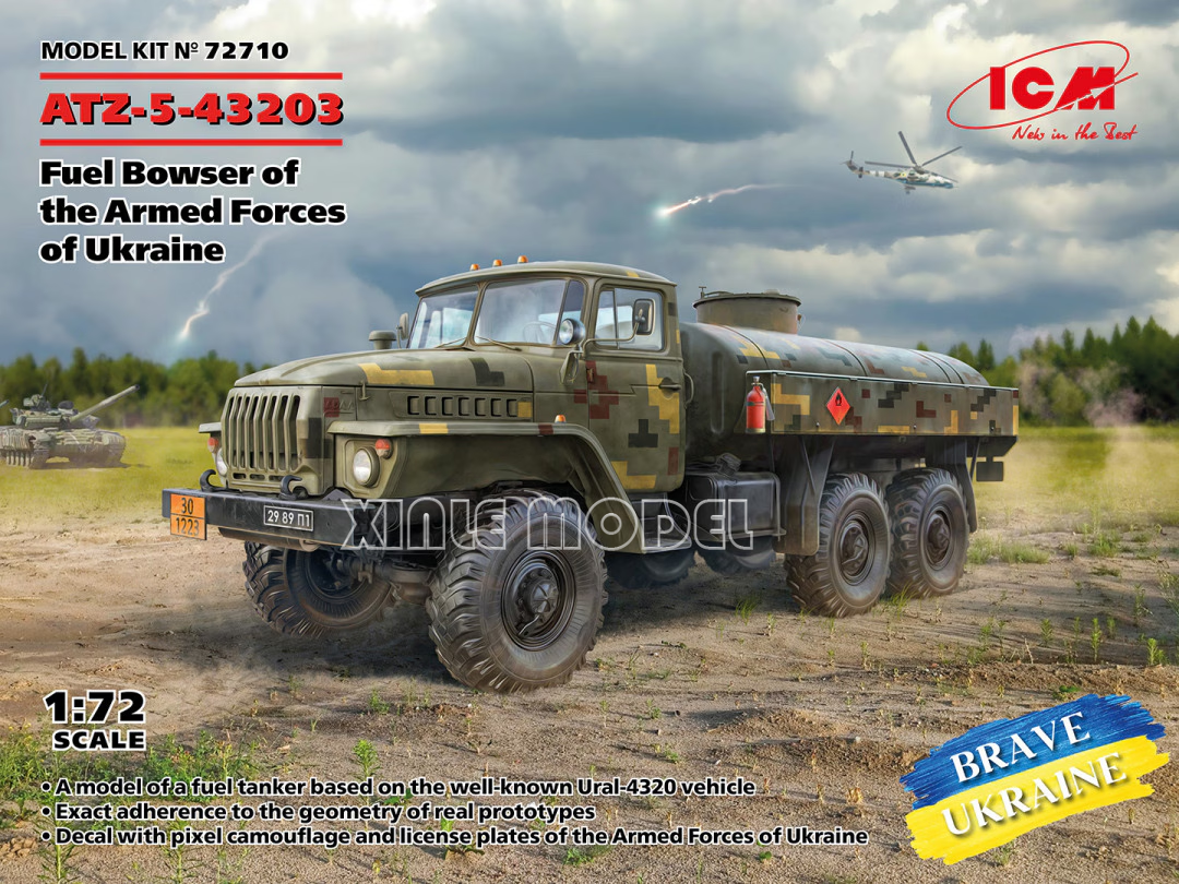Model Kit Ukraine - ICM plastic assembly model kit 72710
