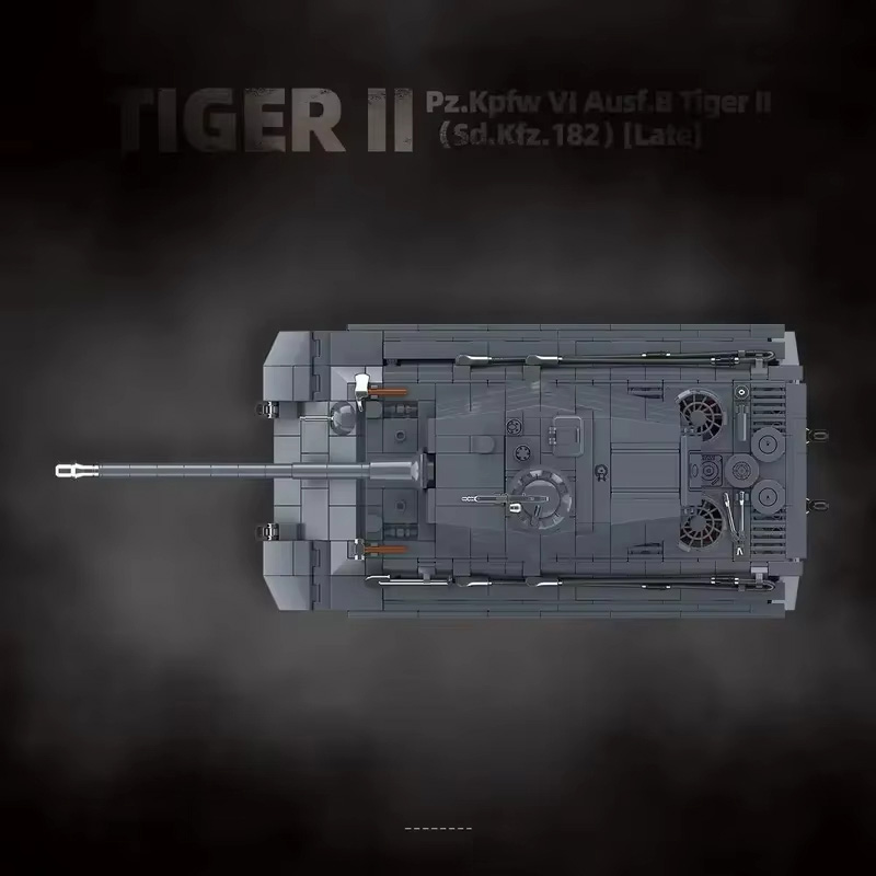 1563PCS Army The King Tiger He - огляд і ціна Model Kit Armored Core