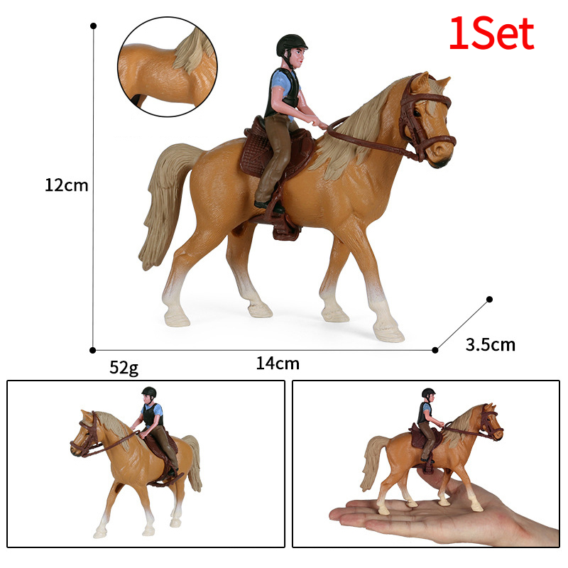 1Set Simulation Animals Horse  - огляд і ціна Model Kit Horse