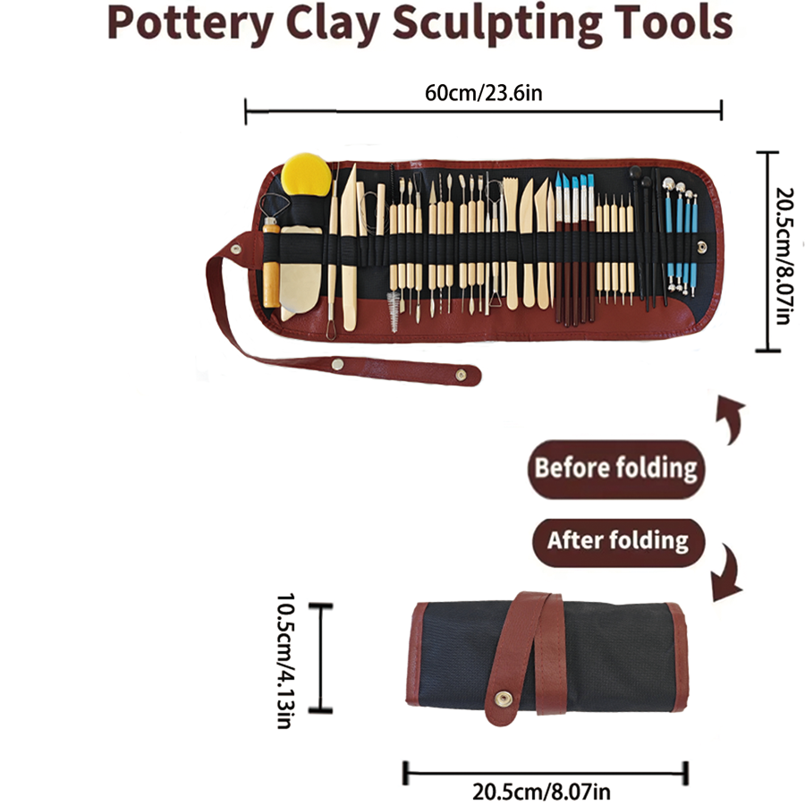 Pottery Clay Sculpting Tools K - огляд і ціна Model Kit Tool Set