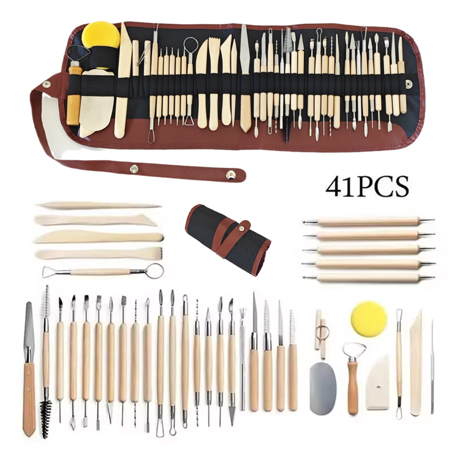 Pottery Clay Sculpting Tools K - огляд і ціна Model Kit Tool Set