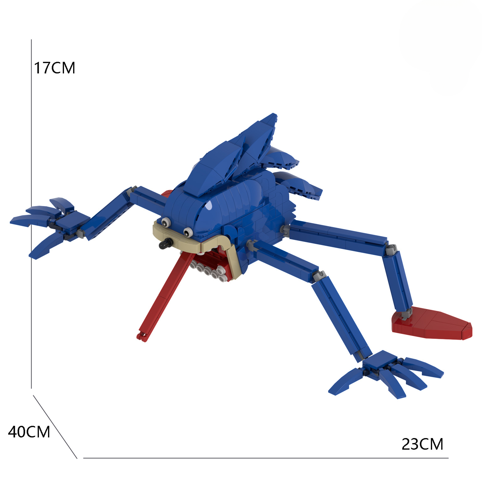 Mutant Blue Miles Tails Prower - огляд і ціна Model Kit Sonic