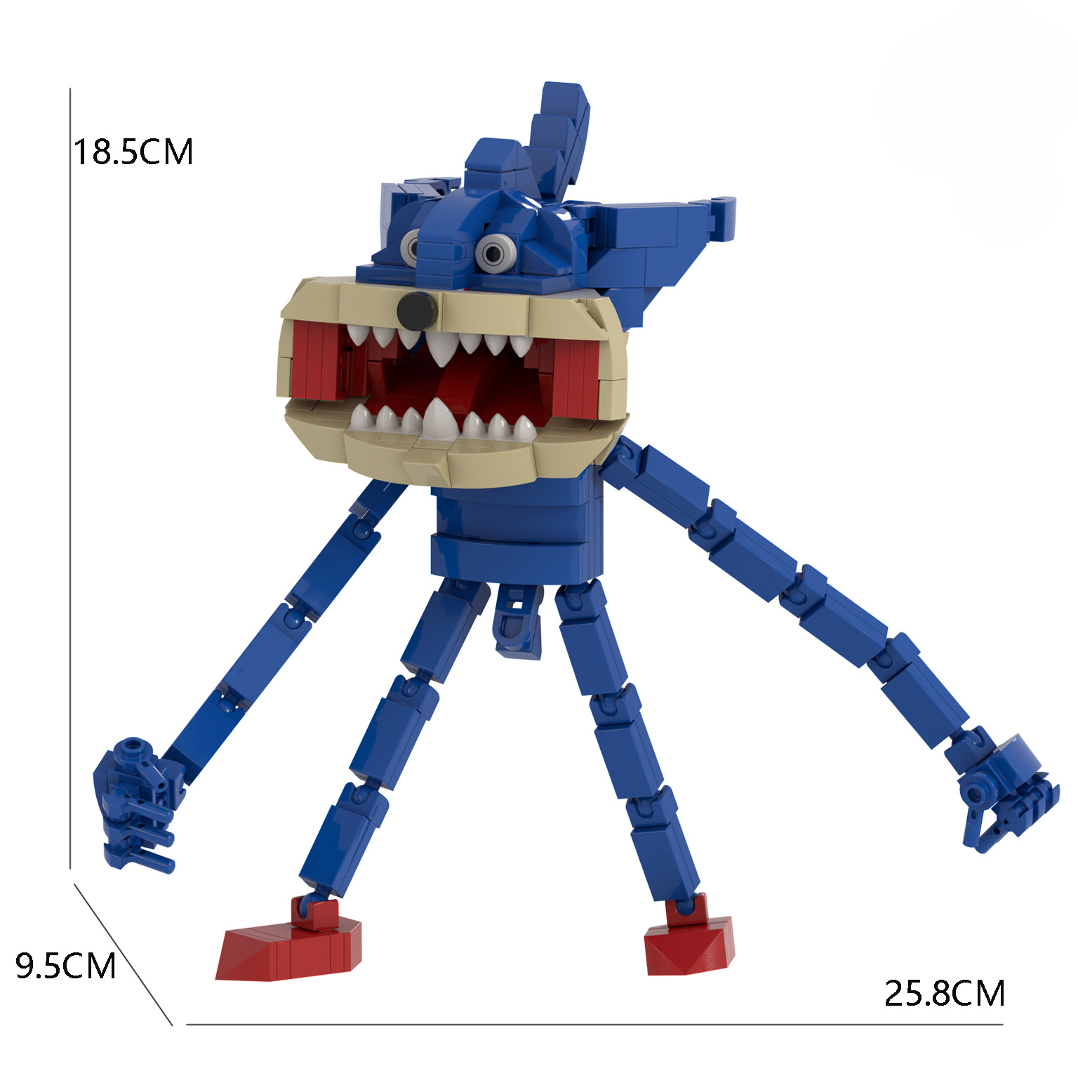 Mutant Blue Miles Tails Prower - огляд і ціна Model Kit Sonic