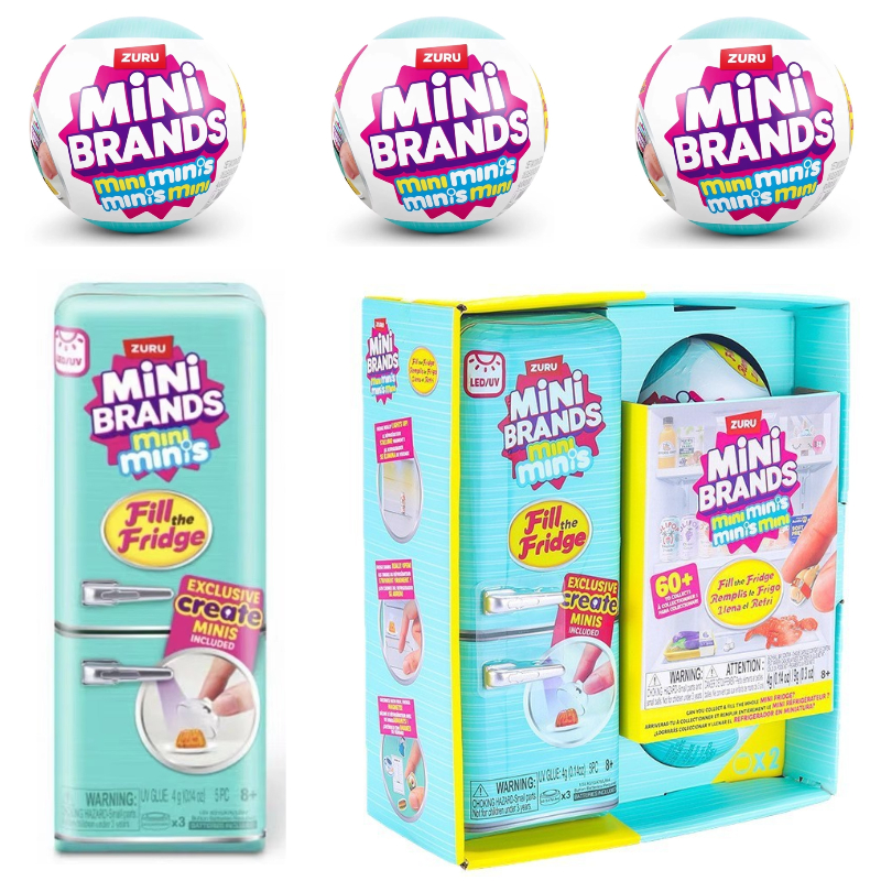 Zuru Mini Brands Fridge Blind  - огляд і ціна Model Kit Brand