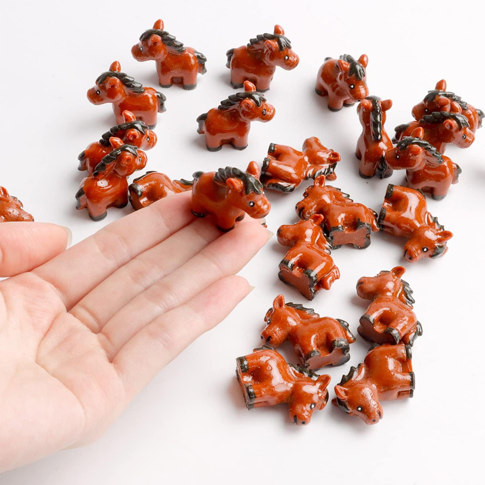 2/5pcs Mini Resin Horse Miniat - огляд і ціна Model Kit Horse