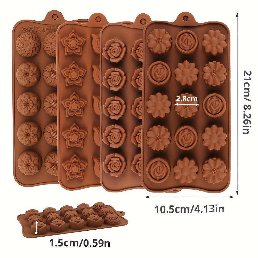 4 Flower-Shaped Chocolate Cand - огляд і ціна Model Kitchen Set