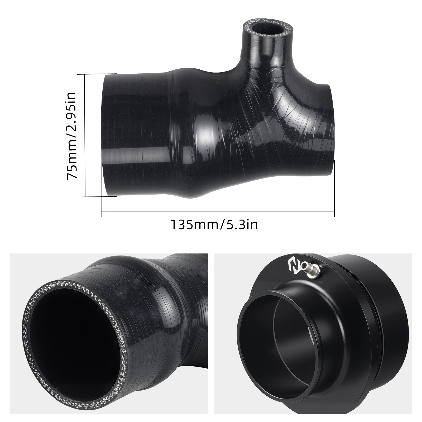 NICECNC Silicone Intake Hose K - огляд і ціна Model Kit Brand