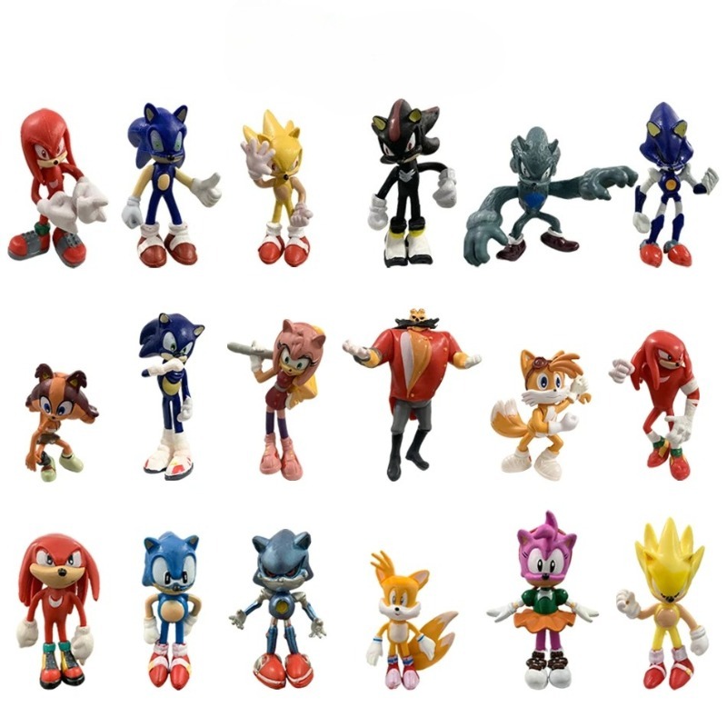 6Pcs/Set Sonic The Hedgehog Ac - огляд і ціна Model Kit Sonic