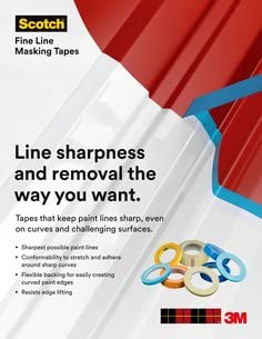 218 Fine Line Premium Masking  - огляд і ціна Masking Tape Thin