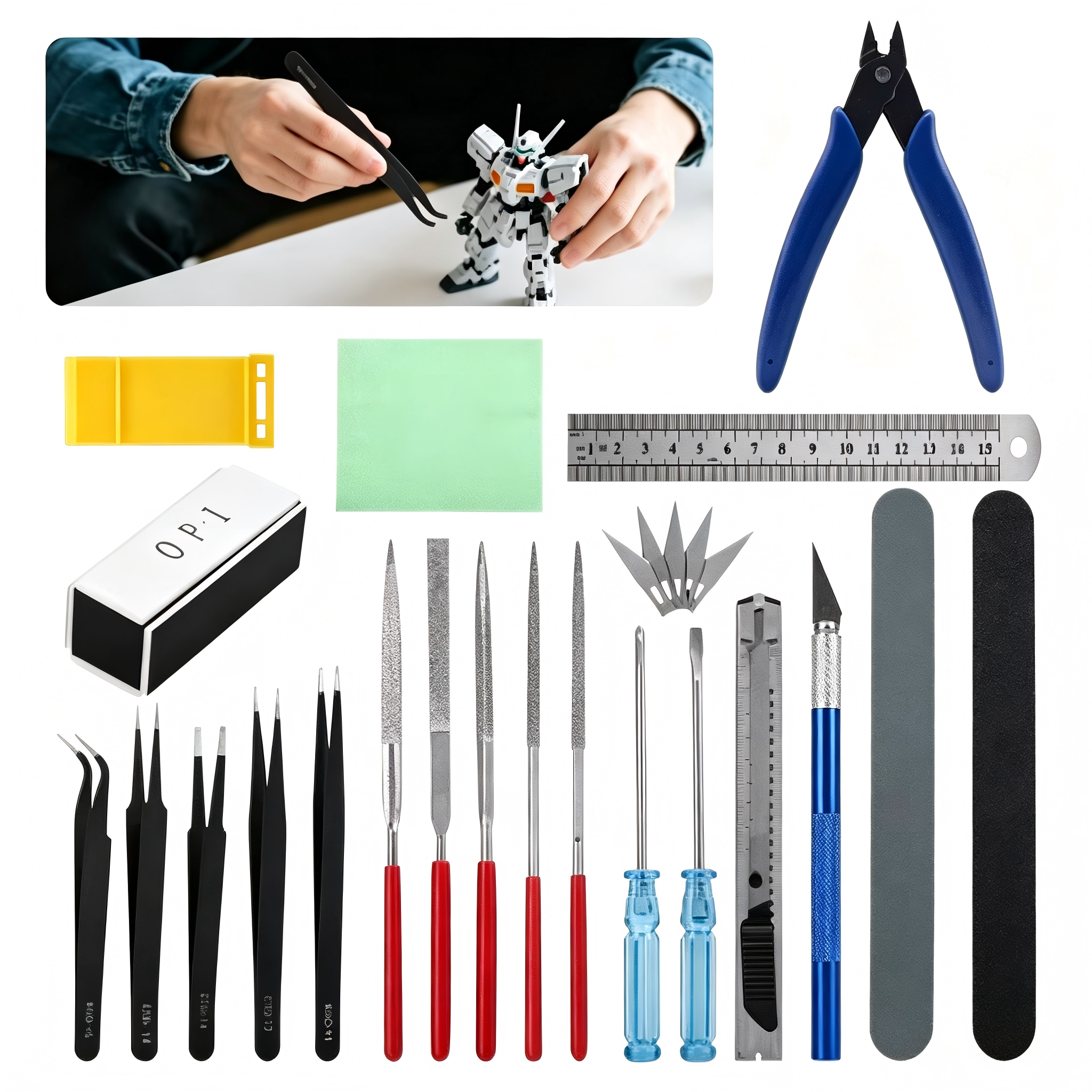 26Pcs Gundam Model Building To - огляд і ціна Model Kit Tool Set
