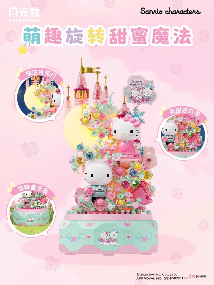Sanrio Hello Kitty Gemini DIY  - огляд і ціна Model Kit Girls