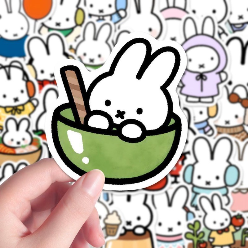 Miffy Rabbit Head Sticker High - огляд і ціна Model Kit Girls