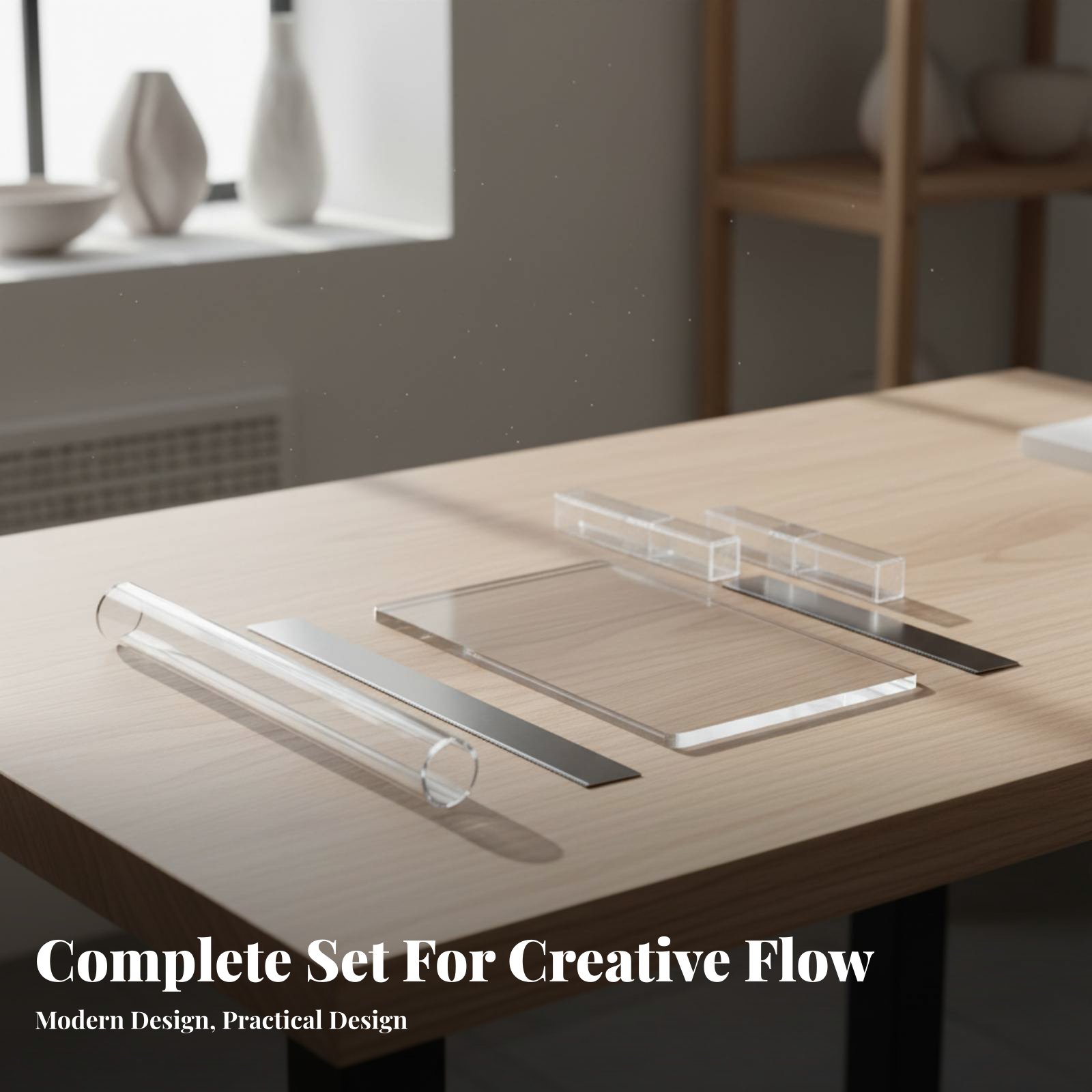 6 Pieces Acrylic Clay Cylinder - огляд і ціна Model Kit Tool Set
