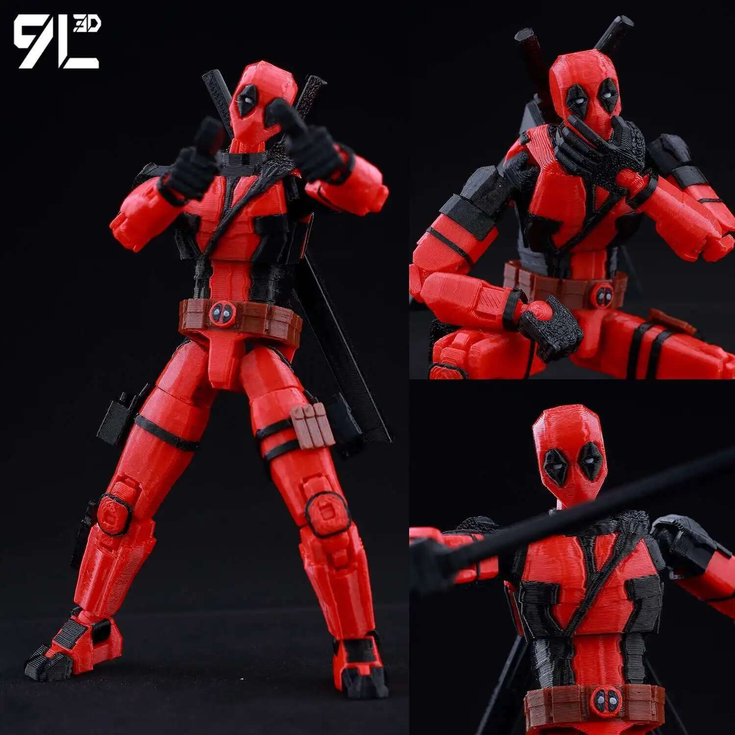9L3D Printed Deadpool Wolverin - огляд і ціна Model Kit Optimus