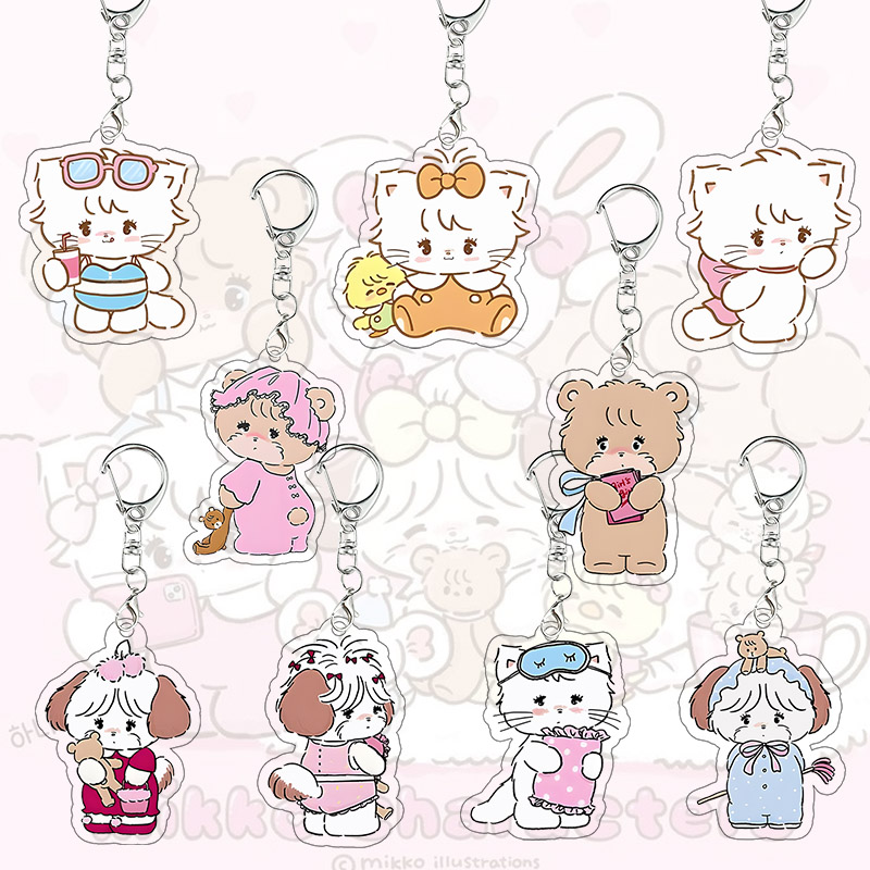 Mikko Kawaii Acrylic Keychain  - огляд і ціна Model Kit Girls