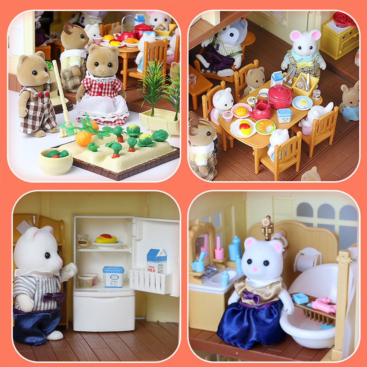 Miniature Furniture 1:12 Dollh - огляд і ціна Model Kitchen Set