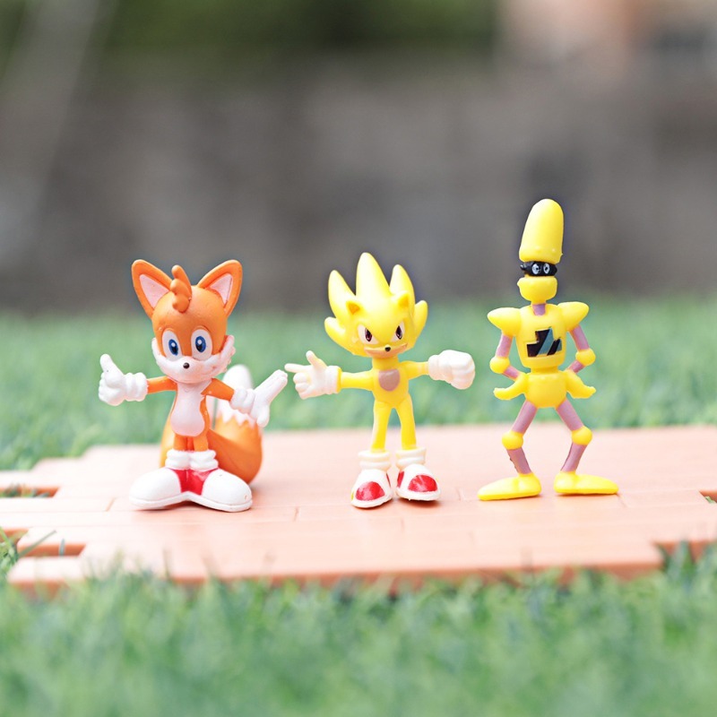New 12Pcs/Set Mini Cute Sonic  - огляд і ціна Model Kit Sonic