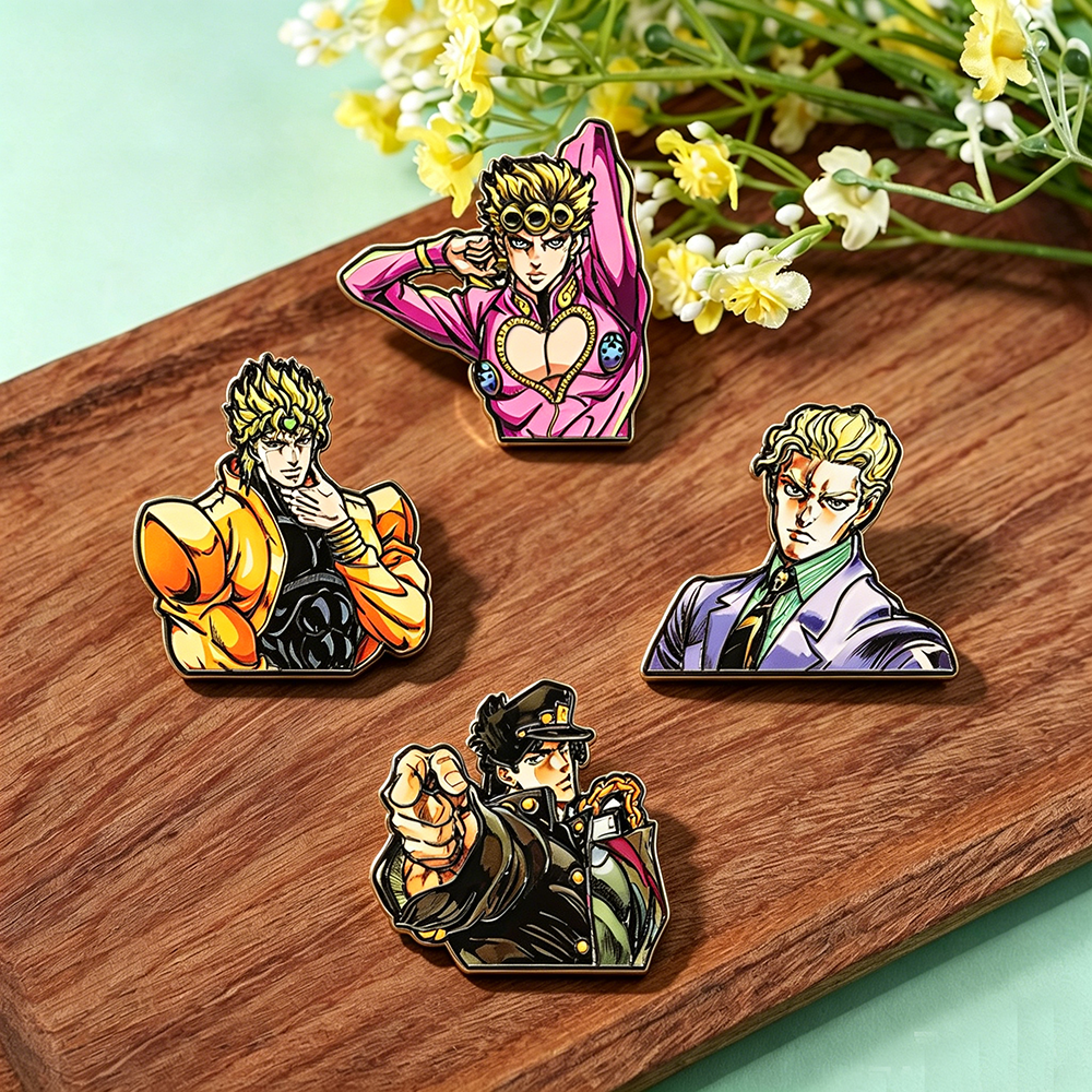 4Pcs JoJo Character Brooch Set - огляд і ціна Model Kit Jojo