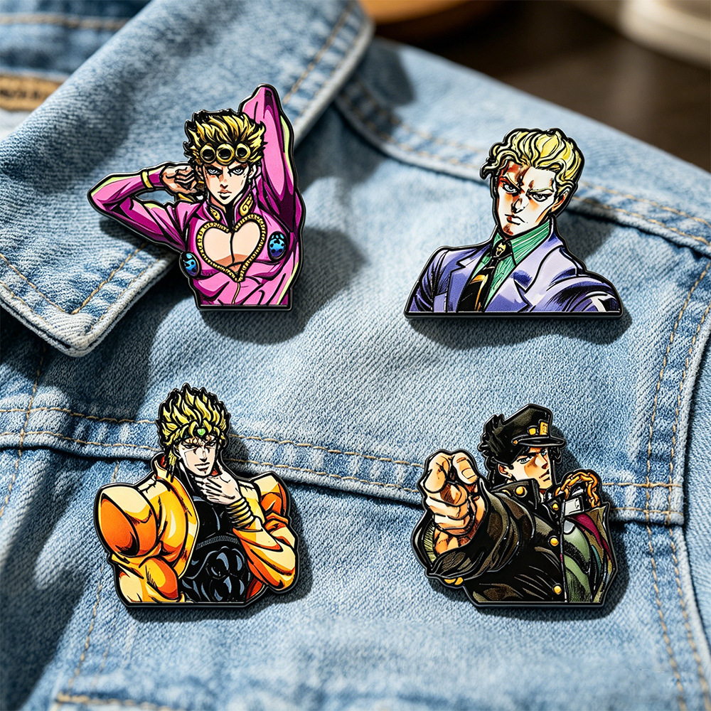 4Pcs JoJo Character Brooch Set - огляд і ціна Model Kit Jojo
